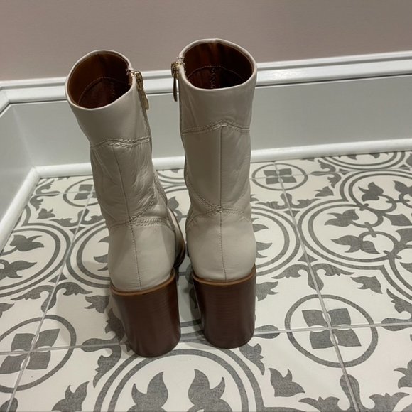 Franco Sarto Ivory/Cream mid/calf Boots - Picture 8 of 8